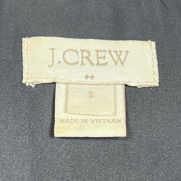 J. Crew Vest Womens Size Small Gray Black Plaid Mountain Puffer Trim 60% Down - Picture 10 of 11